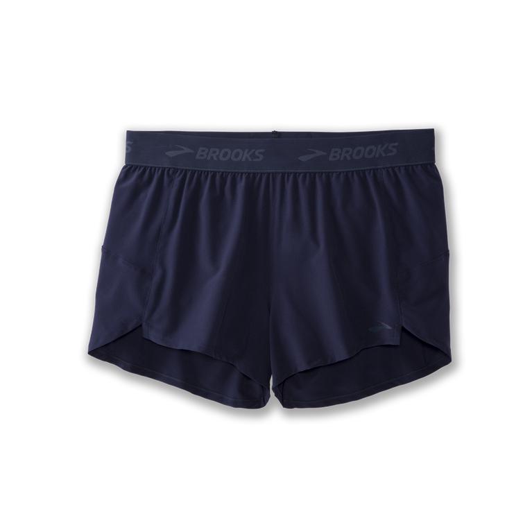 Brooks Chaser 3 - Womens Running Shorts - Navy (20167ASHF)